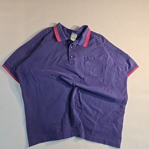 VTG Head Sportswear Mens Purple Red Sz XL Polo Shirt Chest Pocket Large Golf 90s